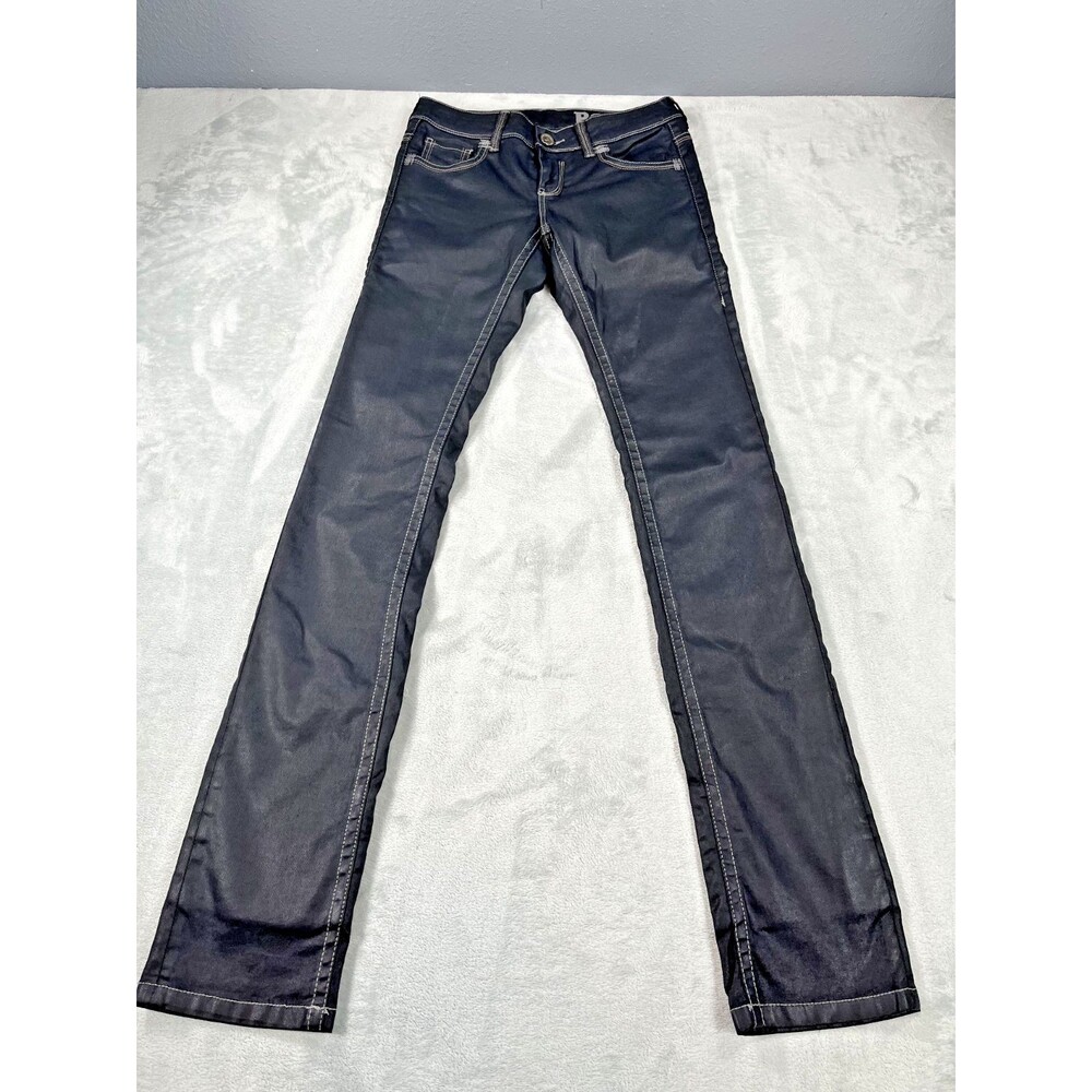 Rokker The Diva Black Women's Motorcycle Jeans W26 L34 Schoeller Dynatec